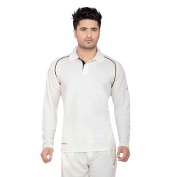 Omtex JW Cricket Whites T-Shirt (Full Sleeves)